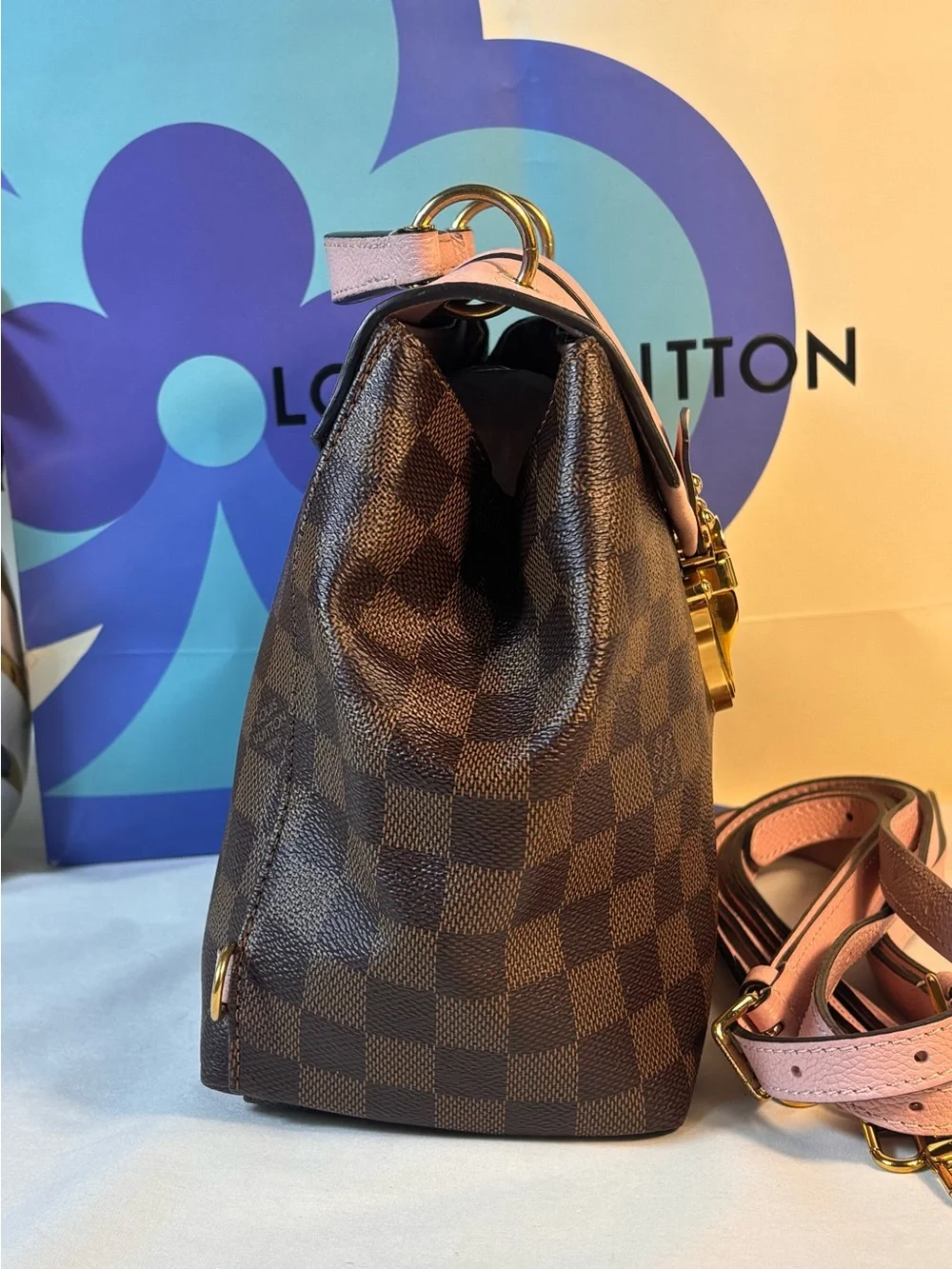 Louis Vuitton Clapton Ebene Rose